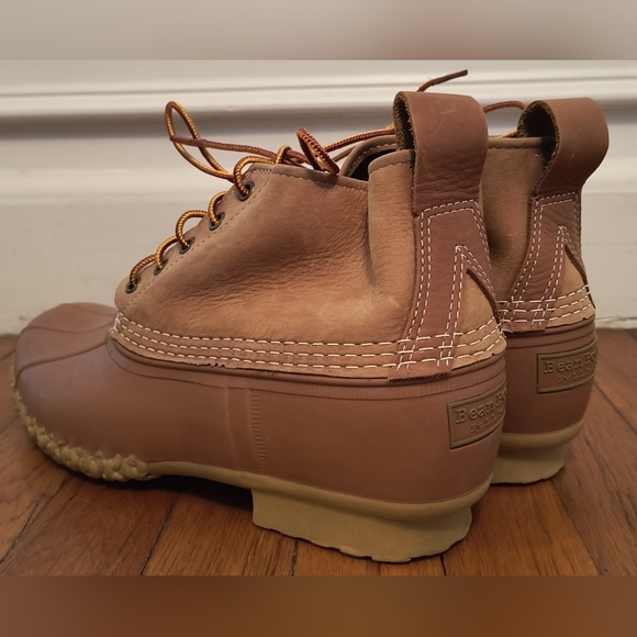 L.L. Bean Duck Boots Size 10 Tan - Picture 4 of 8